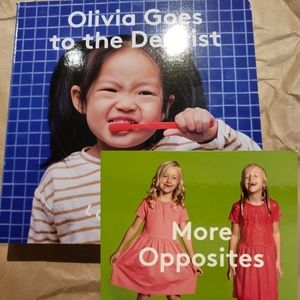 BRAND NEW! LOVEVERY Olivia goes to the dentist and More Opposites (rare)…